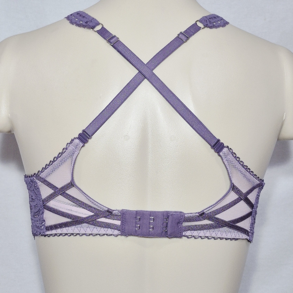 32D Victoria's Secret Dream Angels Push Up Without Padding Uw Bra Lavender - Picture 5 of 9
